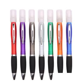 Multi Function Pens Wholesale Mini Portable Sprayer Disinfection Pen Metal Clip Empty Tube Refillable Per Alcohol Hand Sanitizer Spray Dhv2I
