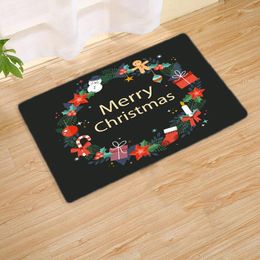 Carpets Christmas Door Mat Outdoor Carpet Doormat Santa Ornament Home Decoration For Adult Kids Xmas Gift
