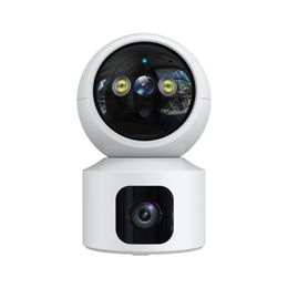 Ip Cameras 2Mp Dual Lens Wifi Camera Ptz Wireless Network Cctv Security Product Baby Monitor Surveillance Drop Delivery Video Otoci