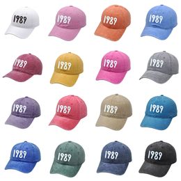 Baseball Cap 1989 Embroidery Dad Hat Retro Cotton Hat Unisex Gifts From Fans 0530
