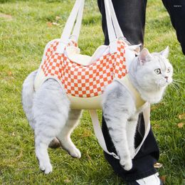 Cat Carriers Dog Carrier Bag With Four Leg Holes Wearable Cute Pet Kitten Walk Handbag Portable Puppy Outdoor Travel Carrying Pouch