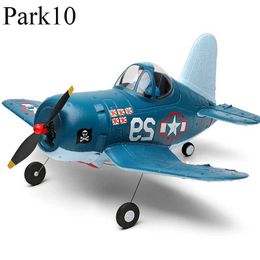 Electric/RC Aircraft WLtoys F4U A500 4Ch 6G/3D stunt aircraft six axis stability remote control aircraft electric RC aircraft drone outdoor toys Q240529
