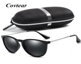 Covtear 2017 New Style Cat Eye Mirror Sunglasses Men Women Brand Designer Vintage Polarised Retro Sun Glasses Gafas Oculos De Sol7664753