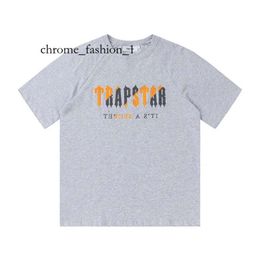 Trapstar Shirt High Quality Mens T-Shirts Designer Shirts Print Letter Luxury Black And White Grey Rainbow Colour Summer Sports Fashion Top Size S-Xl Shirt Trap 716