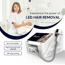 Ice Painless Laser Permanent Hair Remover LED Laser Hair Removal Machine 650~1300nm laser Diode Epilation Definitive