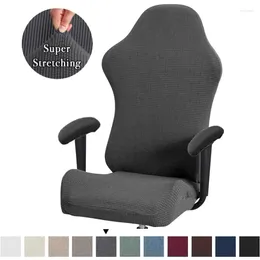Chair Covers Thick Jacquard Office Computer Game Slipcovers Stretchy Polyester Reclining Racing Gaming Cover Protector With Armre