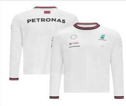 Petronas Sweatshirts t Shirts Mercedes Amg One Racing Mens Women Casual Long Sleeve T-shirt Benz Lewis Hamilton Team Work Clothes Tshirt Ktms2488360