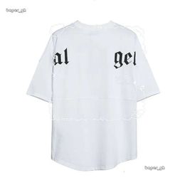Designer Palms angles T Shirt Spring Summer Tide Mens Womens Tees Brand Clothing Lightweight and thin Shirts Letter Cotton Short Sleeve 32
