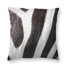 Pillow Zebra Striped Pattern Animal Fur Cover Decoration Leather Texture Lover Throw For Car Printing