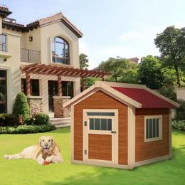 Puppy Cages Door Dog Houses Fence Large Modular Prefab Dog Houses Kennell Pet Playpens Casa Para Perros Dog Furniture Fg24