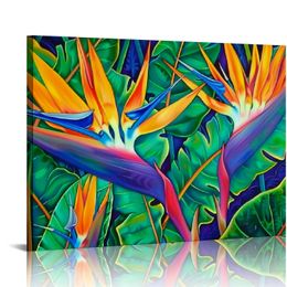 Paradise Bird -Canvas Wall Art Canvas Painting Posters And Prints Wall Art Pictures for Living Room Bedroom Decor