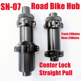 Road Bike Hub Center Lock6 Bolts Disc Brake Factory Provide Light 6pawls Straight Pull 24Holes Bicycle For Shimano XDR 240530