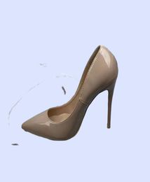 Оригинальные коробки Женские дизайнерские пласты для обуви высокие каблуки женские роскоши патентные кожа