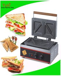 110v 220v Commercial Breakfast Sandwich Maker Machine Bread Toaster Oven Kitchen Equipment Waffle Machines5615119