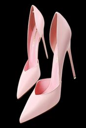 BIGTREE Shoes Women Pumps 105 CM High Heels Party Bridal Wedding Shoes Ladies Stiletto Classic Sandals Yellow Pink White Black Y08342006