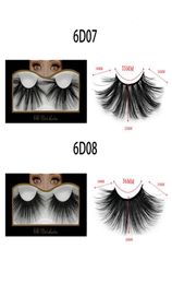 NEW 25mm 3D Mink Eyelash 5D Mink Eyelashes Natural False Eyelashes Big Volumn Mink Lashes Luxury Makeup Dramatic Lashes9331943