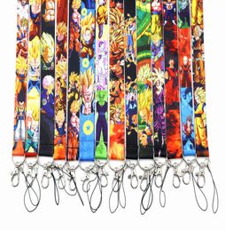 Japanese Anime Manga Dragon Key chain Lanyard For Women men Keys Hnadbagss ID Credit Bank Card Cover Badge Holder Keychain Accesso5453470