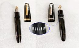 YAMALANG 149 Black Resin Fountain Pen Visual hollowed out design write ink fountain pens with series number stationery school offi6384512