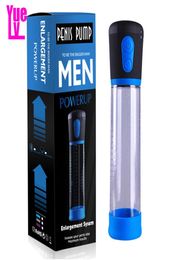 YUELV Electric Penis Pump Cock Enlarger Enlargement Enhancer Vacuum Device Extension For Male Help Penis Extender Sex Toys For Men2973070