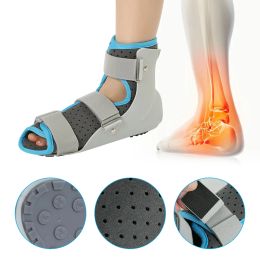 Medical Ankle Injury Orthopedic Support Brace Adjustable Foot Wrap Fracture Stabilizer Sprained Fixed Splint Foot Drop Corrector