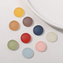 Frosted Magnet Set Whiteboard Colour Round Paste Pegboard Photo Holder Simple Translucent Jelly Decorative Magnet Room Home Decor