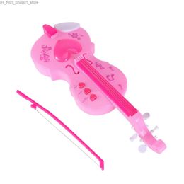 Guitar Imitate violin childrens guitar girls music toys educational toys plastic childrens musical instruments piano education music toys Q240530