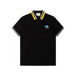 Mens Polo Shirt Designer Man Fashion Horse T Shirts Casual Men Golf Summer Polos Shirt Embroidery High Street Trend Top Tee Asian size 02