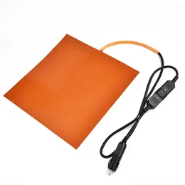 Blankets 2024 High Quality 28x28cm 12V 150W Silicone Heating Pad Mat Quick Heater For Food Delivery Bag Warming Accessories Blanket