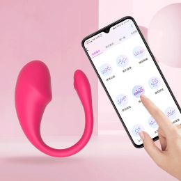 Bezprzewodowe Bluetooth G wibrator dildo dla kobiet aplikacja zdalna zużycie wibrująca jajko łechtaczka żeńska wibrujące majtki