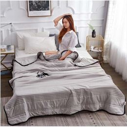 Cooling Blankets Pure Color Summer Quilt Plain Summer Cool Quilt Compressible Air-conditioning Quilt Quilt Blanket