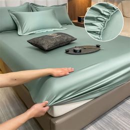 Sheet Home>Product Center>Egyptian Cotton Patch>Solid Colour Bed Sheet>Linen Bed Sheet>Elastic Belt Mattress Cover>Soft and Breathable 140/160/180 240528