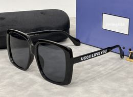 Güneş gözlüğü yüksek kaliteli moda UV 400 bardak yeni kadın klasik gözlük tasarımcısı kalın jant marmont güneş gözlüğü