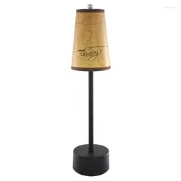 Table Lamps Retro Led Charging Bar Music Quiet Cafe Decoration Touch Customization Desk Lamp