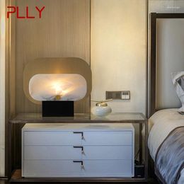 Table Lamps PLLY Nordic Marble Lamp Luxury Modern Art Family Iiving Room Bedroom LED Creativity Decorative Desk Light