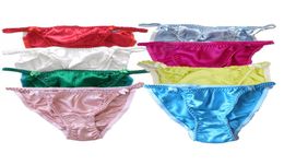 8pcs Women039s 100 Silk Bikinis Panties Silk Panties Women039s Gstrings Women Underwear Sexy Lace high quality L XL XXL8164018