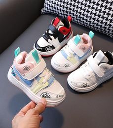 Brand Fashion Girl Shoes First Walkers Colourful Sneakers Kids Breathable Anti slip Toddler Boy 13 Years Old Baby Sports Trainers 9262973