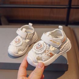2024 Summer Newborn First Walkers Infant Shoes Functional Toddler Close-toed Sandals For Baby Boy Girl