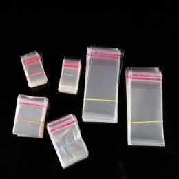 StoBag 5000pcs Wholesales Transparent Self Sealing Small Poly OPP Plastic Bags Jewellery Gift Packing Self Adhesive Candy Custom