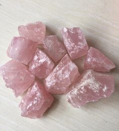 Whole 200g Natural Rough Stone Raw Pink Rose Quartz Crystal Mineral Specimen Healing Crystals3680224