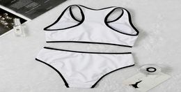Swimsuit Bikini Set Women Black Wthie Twopiece Swimwear Fast Bathing Suits Sexy5885680
