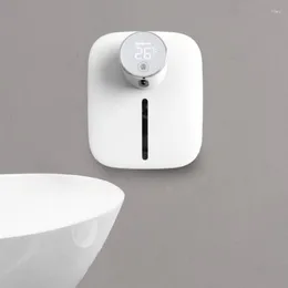 Liquid Soap Dispenser Digital Temperature Wall-mounted Foam Rechargeable Sensor Touchless Hand Sanitizer Machine For Bathroom