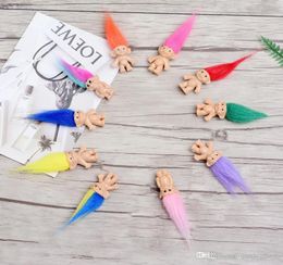 Colourful Hair Troll Doll Family Members Daddy Mummy Baby Boy Girl Leprocauns Dam Trolls Toy Gifts Happy Love Family5462114