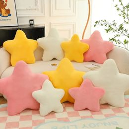 Lovely Creative Little Star Throwing Pillow Super Soft and Cute Plush Toy Sleeping Pillow Soft Girl Gift Xmas Decor 240530