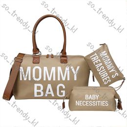 Panno da pannolino Mama Tote Maternity Mommy 3 in una grande capacità Women Organizzatore di pannolini passeggino per bambini Backpack Gifts 725