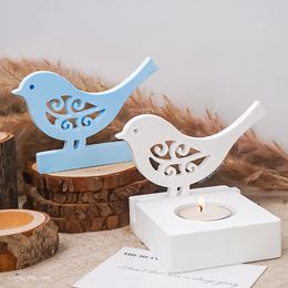 Cute Bird Candlestick Silicone Mould DIY Lovely Animal Candle Holder Plaster Craft Casting Mould Resin Ornament Tools Room Decor
