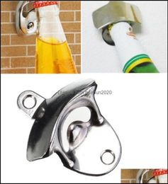 Openers Kitchen Tools Kitchen Dining Bar Home Garden Stainless Steel Wall Mounted Bottle Opener Creative Beer Use Screws Fix On Th1413927