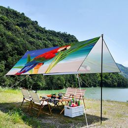 UV Resistant Sun Shade Canopy for Friend Party,Parrot Waterproof Lightweight Portable Foldable Tent For Picnic,Beach,Travel,Lawn