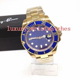 3 Colours Topselling High quality Wristwatches 116618LB 116618LN 116613 40mm 18K Yellow gold Asia 2813 Movement Automatic Mens Watch Wat 275U