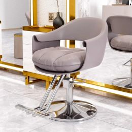 Luxury Swivel Barber Chairs Simple Hairdressing Equipment Modern Barber Chairs Cosmetic Kapperstoel Commercial Furniture YQ50BC