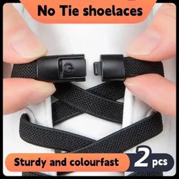 Shoe Parts Press Lock Shoelaces Without Ties Gradient Flats Elastic Laces Sneakers Kids Adult No Tie For Shoes Accessories